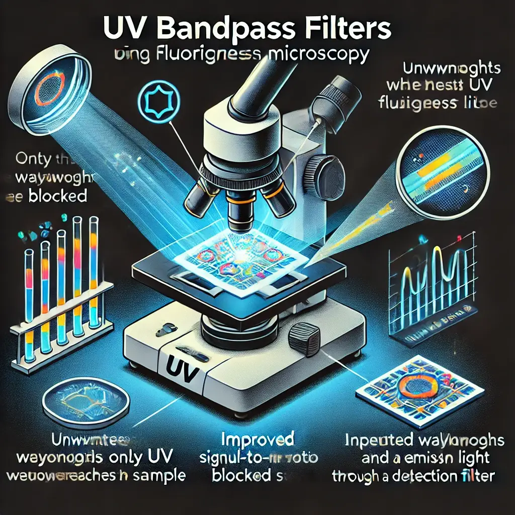 UV bandpass filters